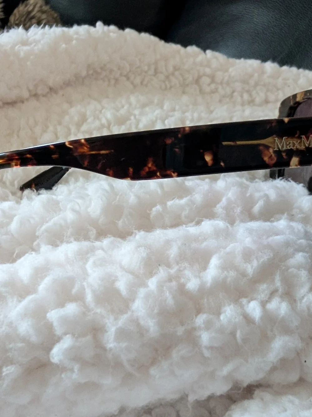MaxMara Oversized Tortoiseshell Sunglasses - Brown/Black